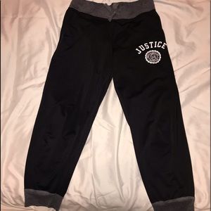 Justice girls jogging pants